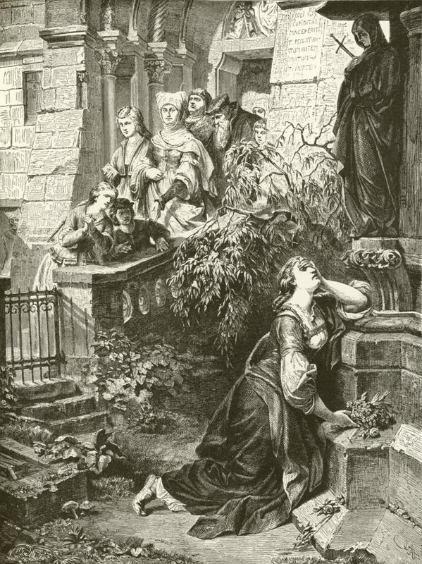 Margaret Before the Mater Dolorosa by English School