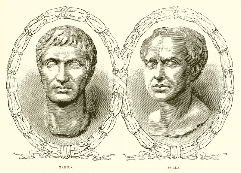 Marius and Sulla by English School