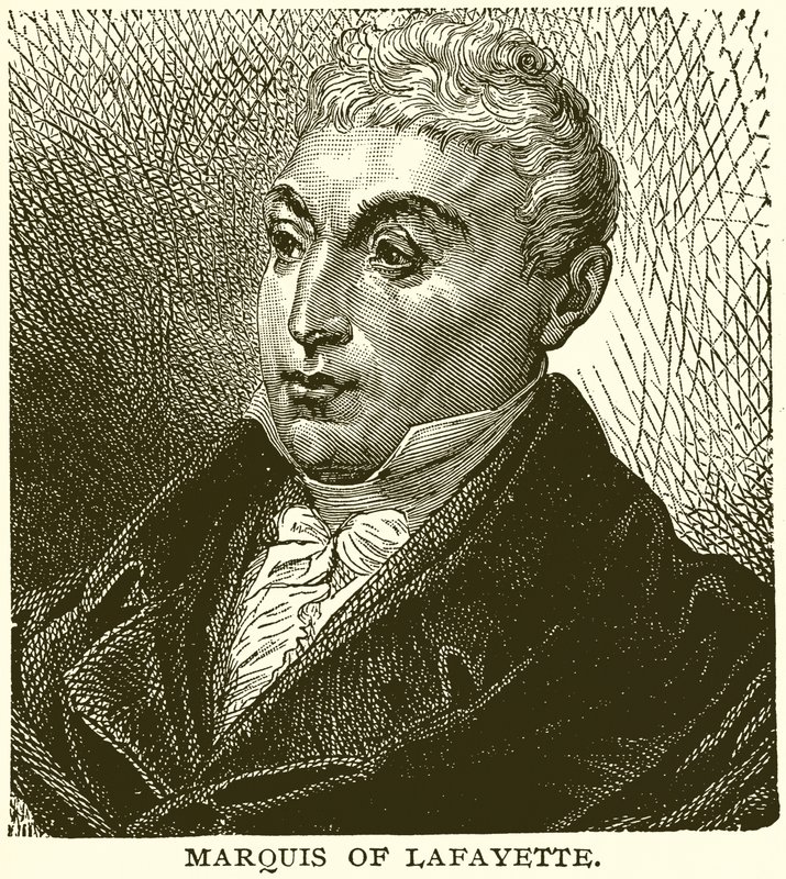 Marquis of Lafayette by English School