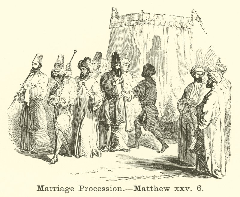 Marriage Procession by English School