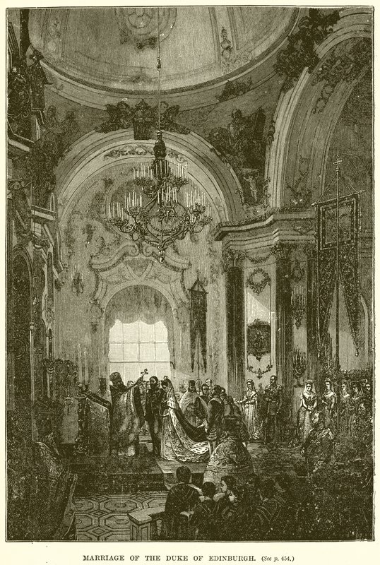 Marriage of the Duke of Edinburgh by English School