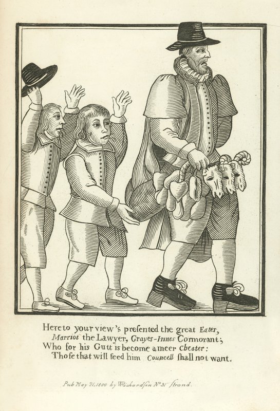 Marriot, the Great Eater by English School