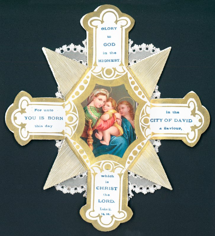 Mary and Baby Jesus by English School