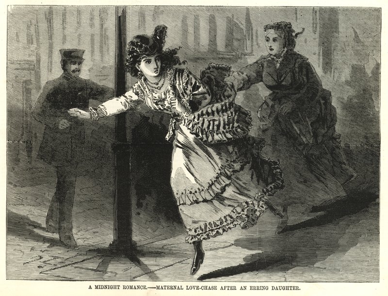 Maternal Love-Chase After an Erring Daughter by English School