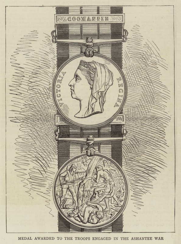 Medal Awarded to the Troops Engaged in the Ashantee War by English School