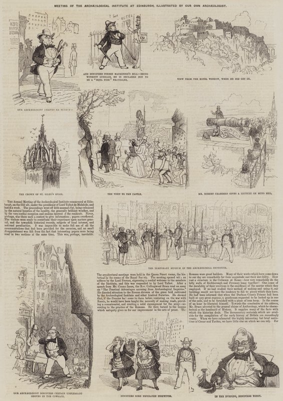 Meeting of the Archaeological Institute at Edinburgh by English School