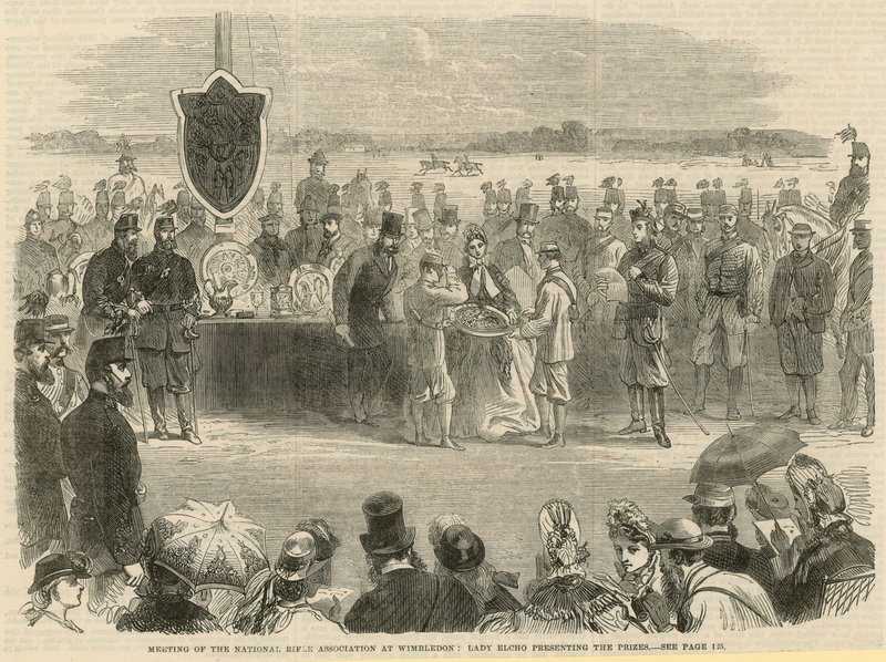 Meeting of the National Rifle Association at Wimbledon by English School