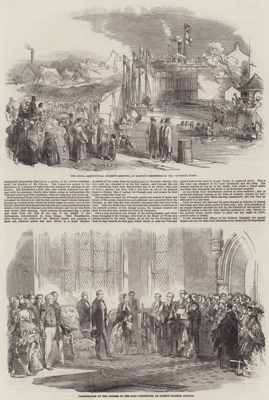 Meeting of the Royal Agricultural Show at Galway by English School