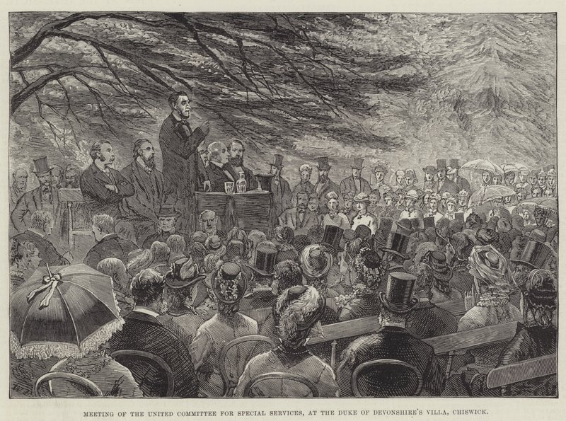 Meeting of the United Committee for Special Services, at the Duke of Devonshire