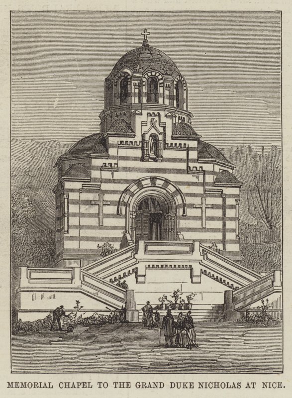Memorial Chapel to the Grand Duke Nicholas at Nice by English School