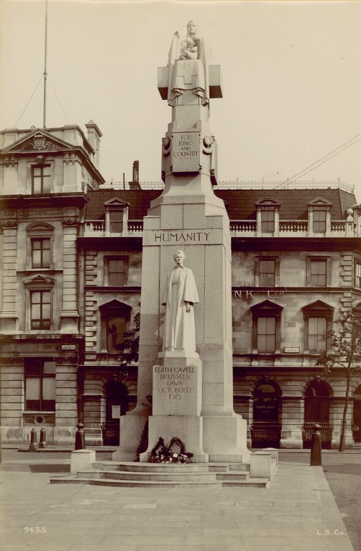 Memorial to Edith Cavell by English School