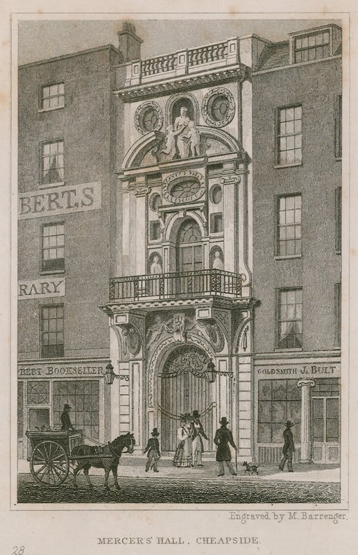 Mercers Hall, Cheapside, London by English School