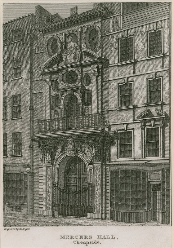 Mercers Hall, Cheapside, London by English School