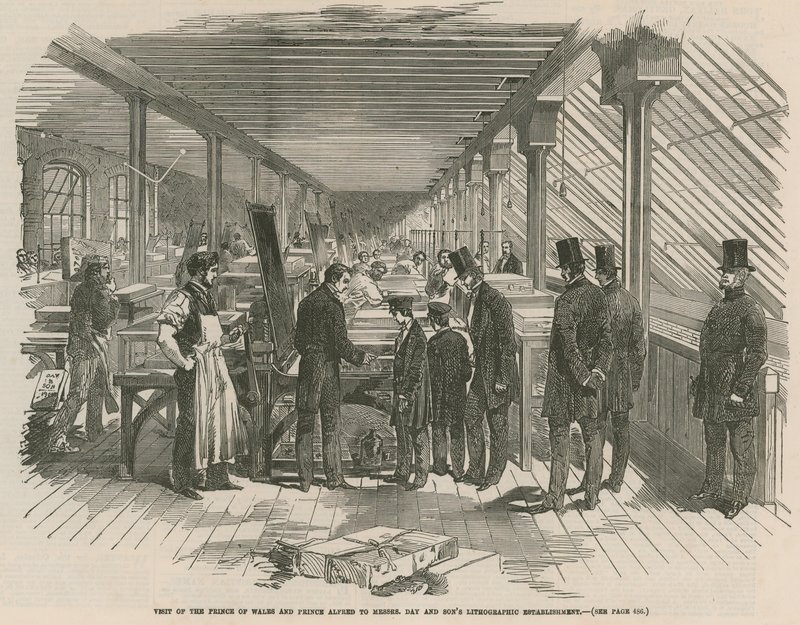 Messrs Day and Sons Lithographic Establishment by English School