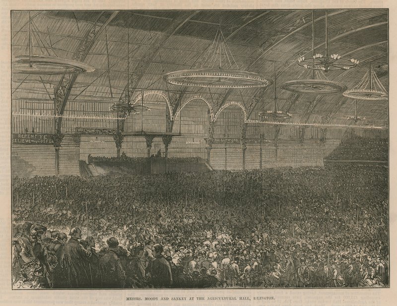 Messrs Moody and Sankey at the Agricultural Hall by English School