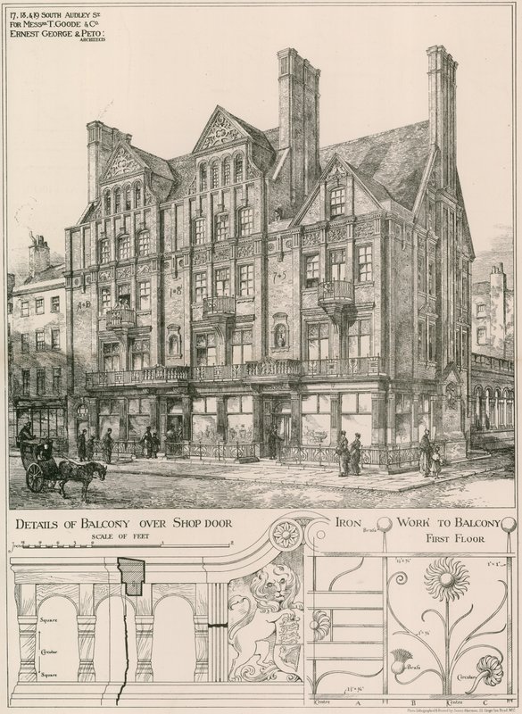Messrs T Goode & Co., 17, 18 & 19 South Audley Street, London by English School