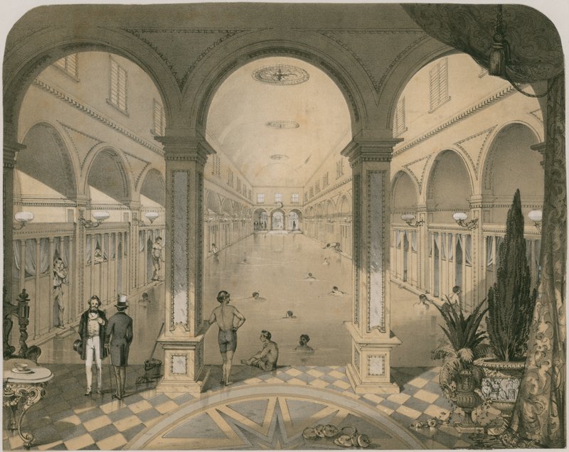 Metropolitan Tepid and Cold Swimming Baths by English School