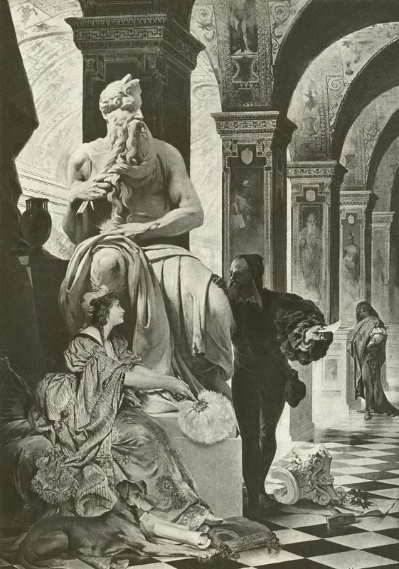 Michael Angelo and Vittoria Colonna by English School