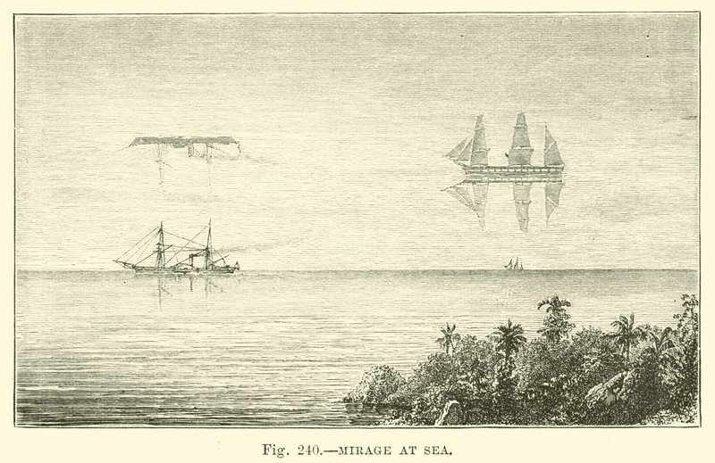 Mirage at Sea by English School