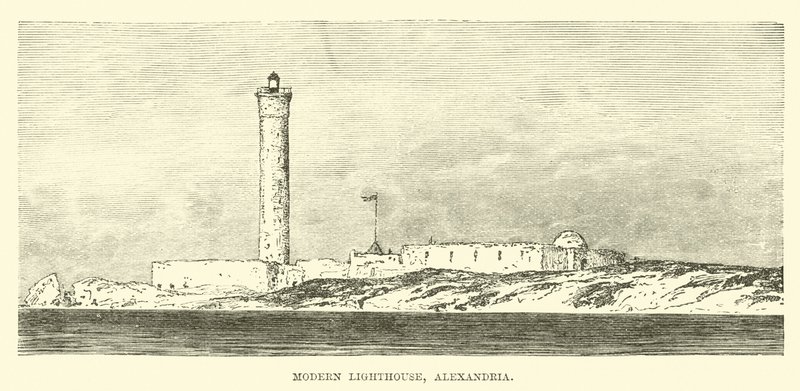 Modern Lighthouse, Alexandria by English School
