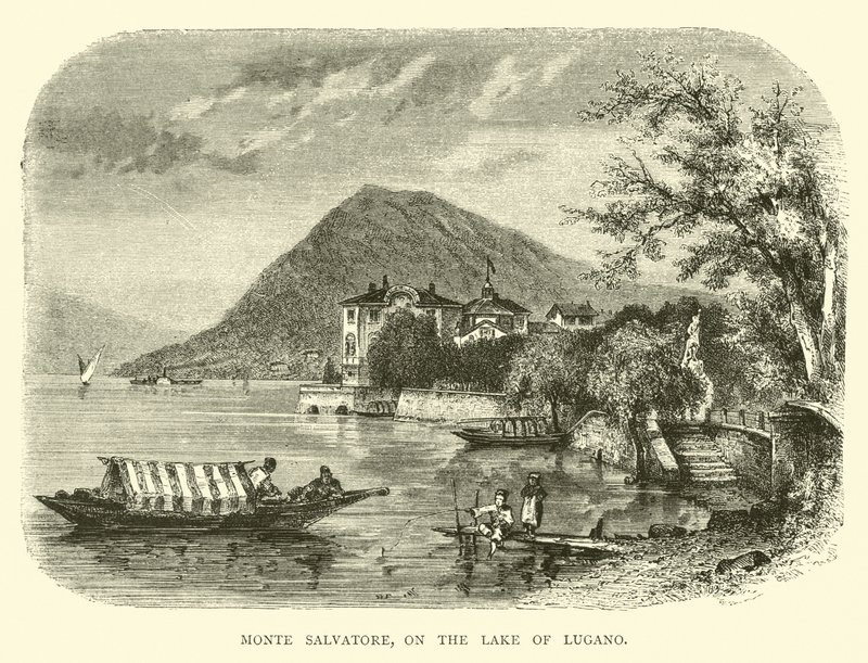Monte Salvatore, on the Lake of Lugano by English School