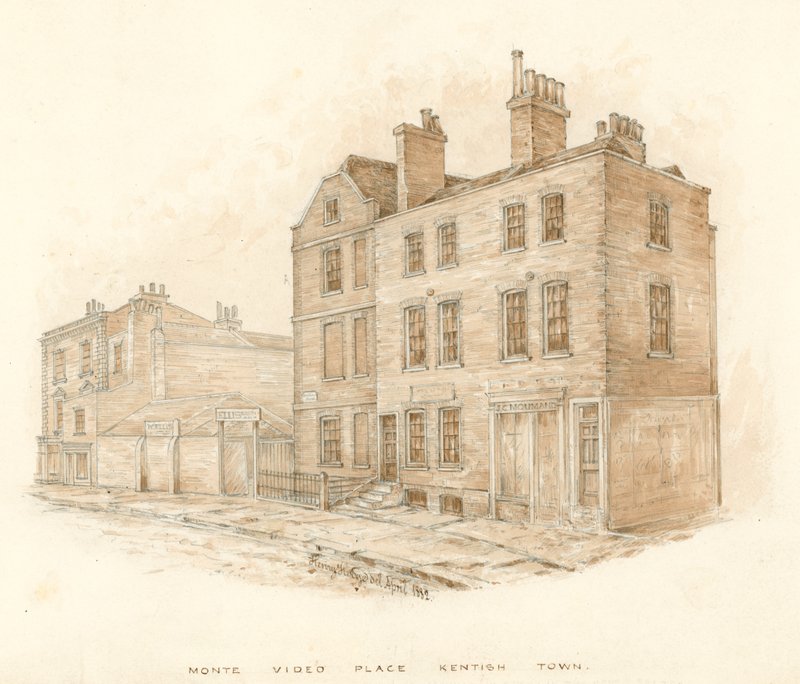 Monte Video Place, Kentish Town, London by English School