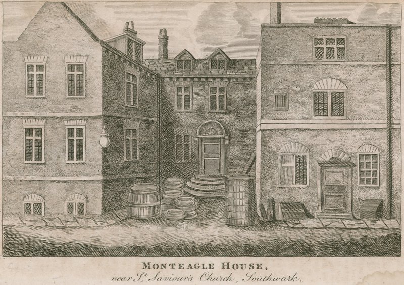 Monteagle House, near St Saviours Church, Southwark, London by English School