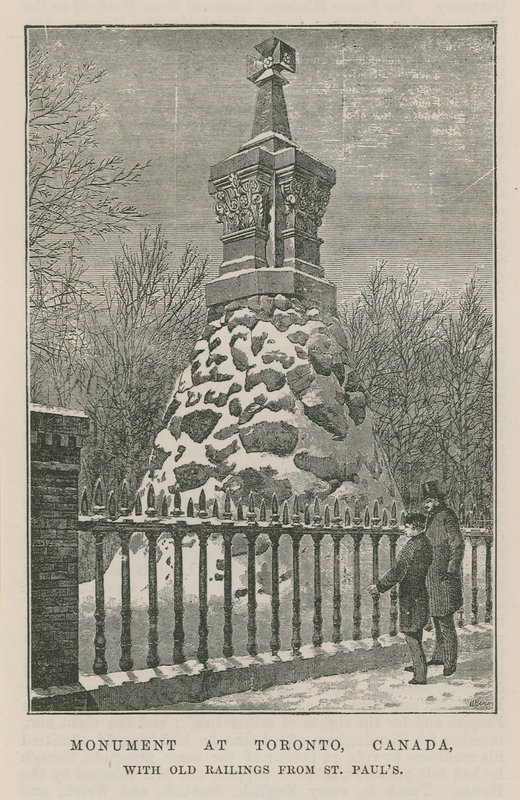 Monument in Toronto, Canada by English School