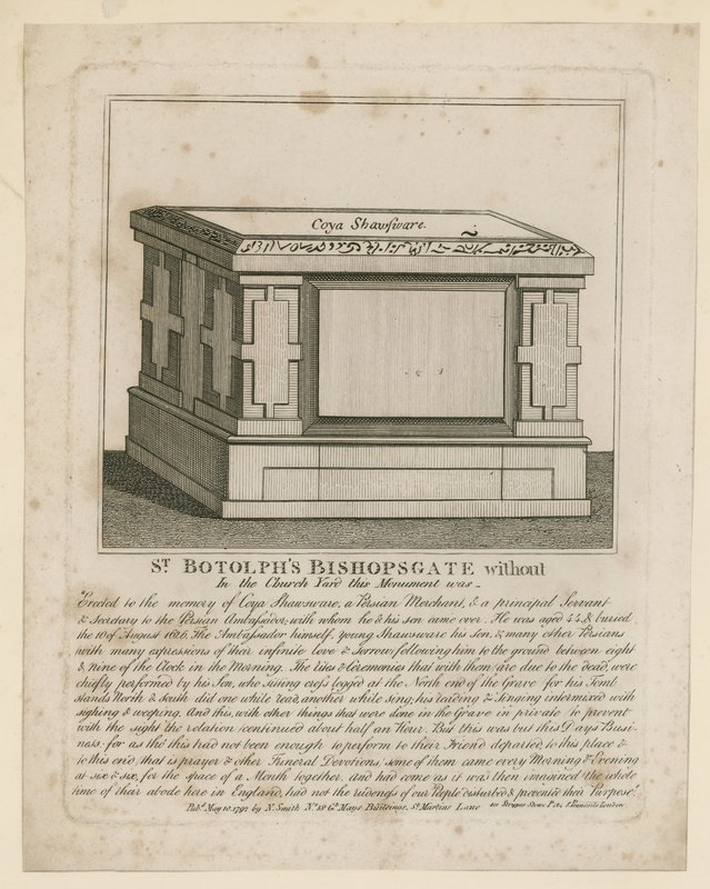 Monument in Churchyard of St Botolph