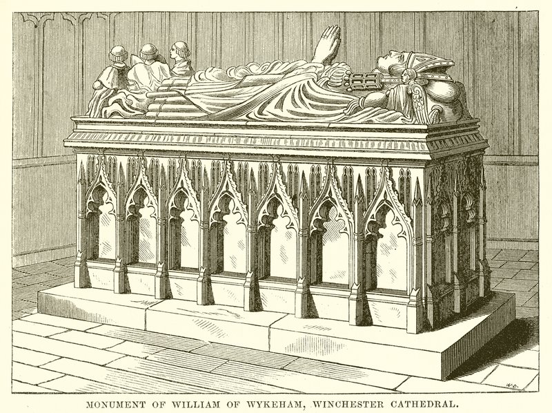 Monument of William of Wykeham, Winchester Cathedral by English School