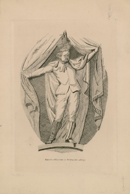 Monument to David Garrick by English School