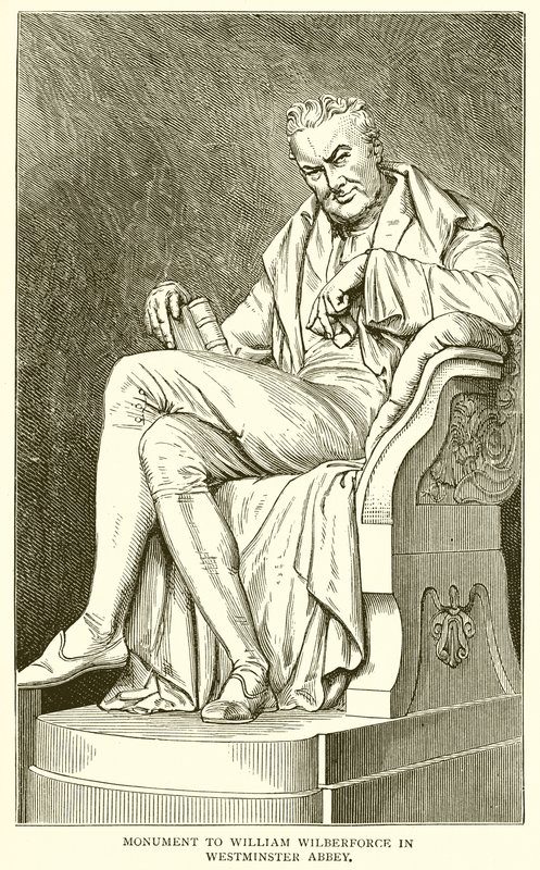 Monument to William Wilberforce in Westminster Abbey by English School
