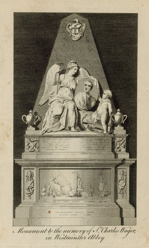 Monument to the Memory of Charles Wager by English School
