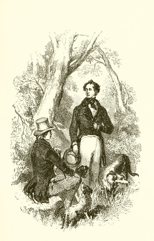 Moore and Scott in the Rhymers Glen by English School