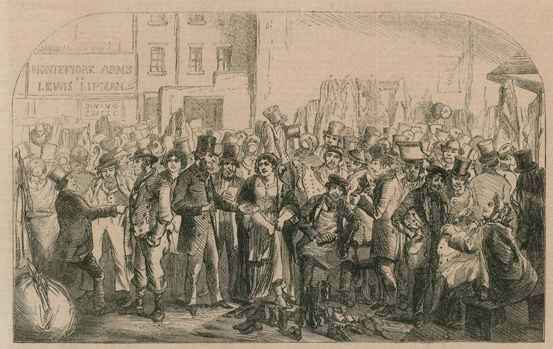Moses Square, Houndsditch by English School