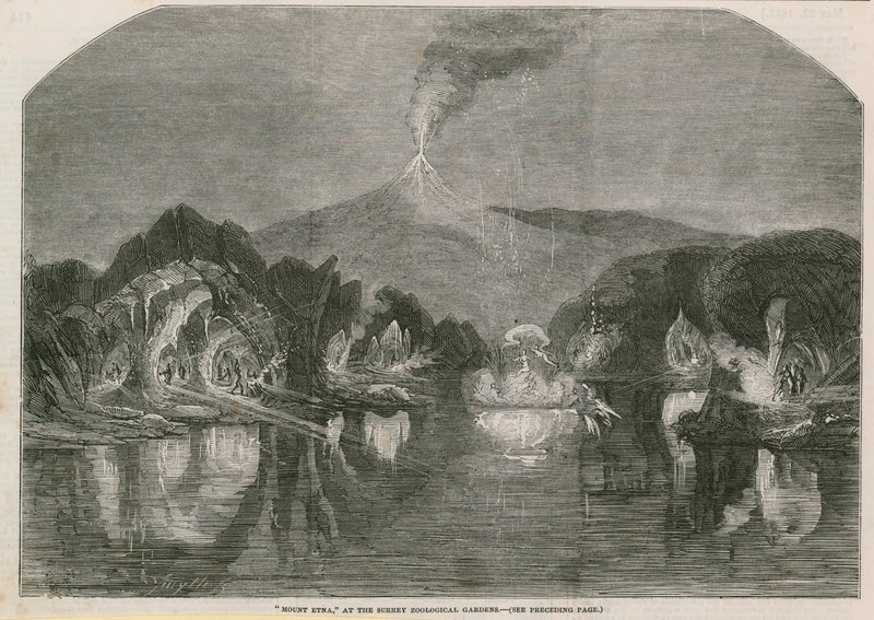 Mount Etna by English School