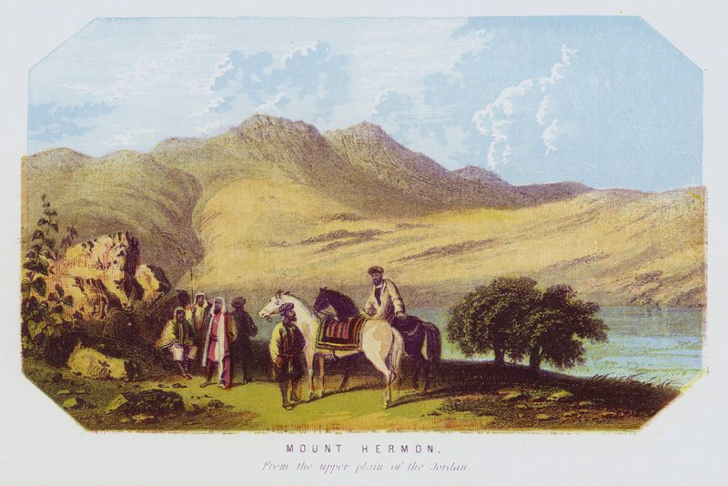 Mount Hermon, from the Upper Plain of the Jordan by English School