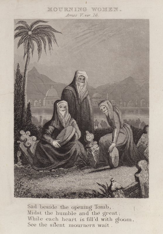Mourning Women, Amos V, ver 16 by English School