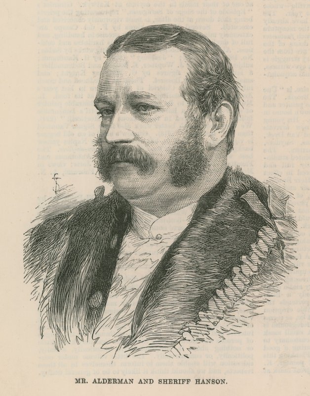 Mr Alderman and Sheriff Hanson by English School
