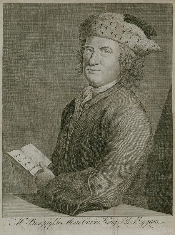 Mr Bampfylde Moore Carew, King of the Beggars by English School