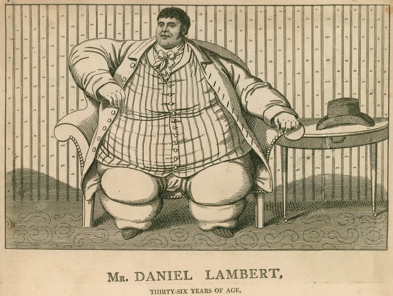 Mr Daniel Lambert, at 36 Years of Age Weighed 50 Stone by English School