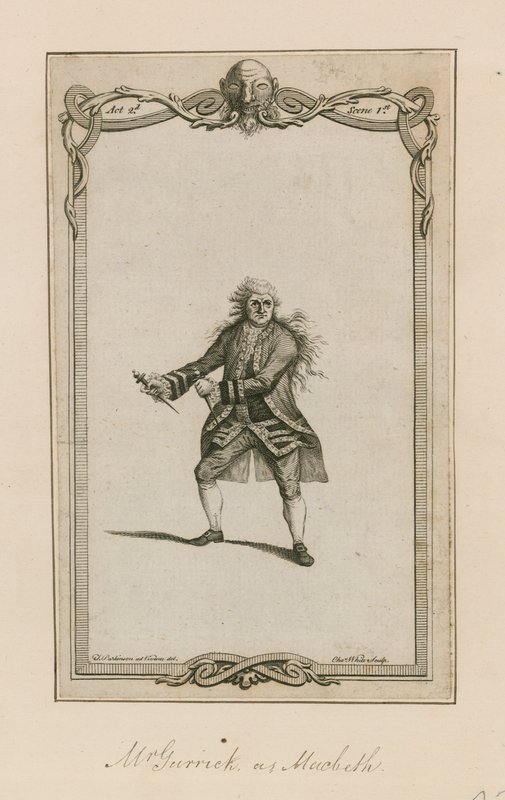Mr Garrick as Macbeth by English School
