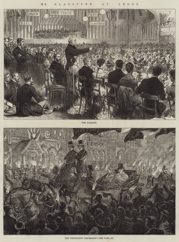 Mr Gladstone at Leeds by English School