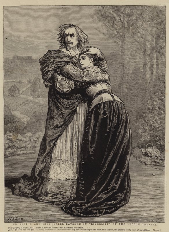 Mr Irving and Miss Isabel Bateman in 