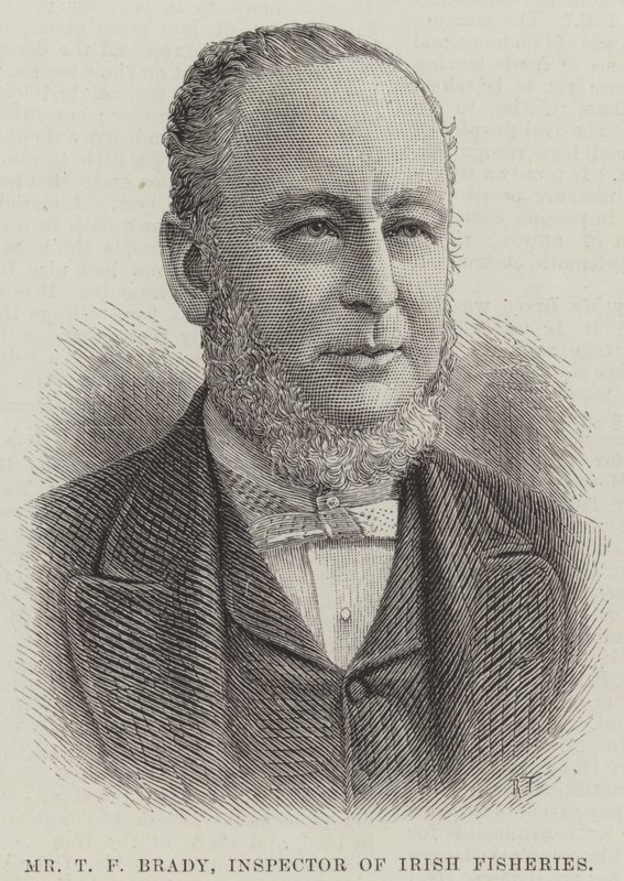 Mr T F Brady, Inspector of Irish Fisheries by English School