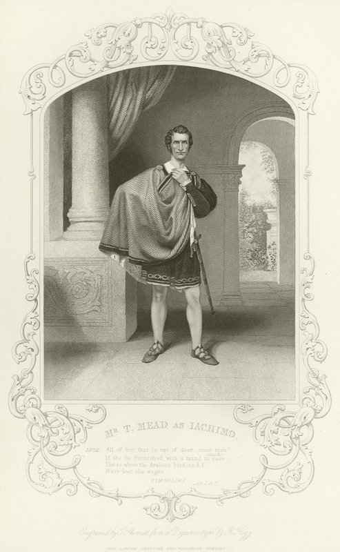 Iachimo, Cymbeline, Act I, Scene VII by English School