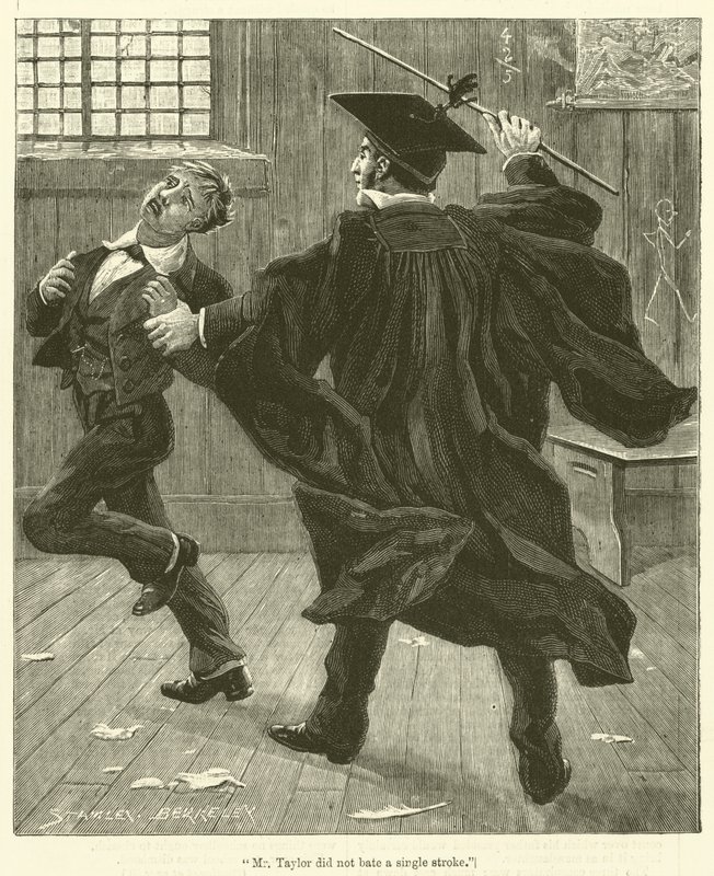"Mr Taylor did not bate a single stroke" by English School