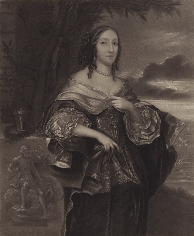 Mrs Claypole (Elizabeth Cromwell), second daughter of Oliver Cromwell by English School