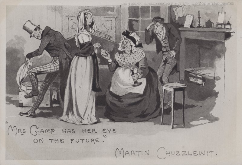 Mrs Gamp, Martin Chuzzlewit by English School