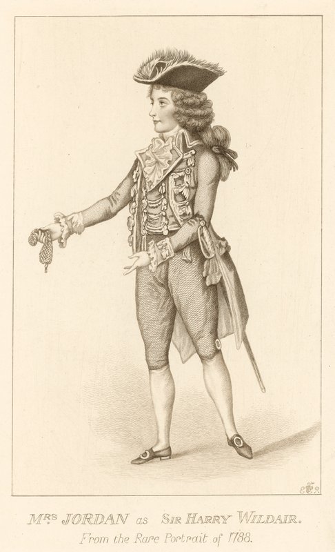 Mrs Jordan as Sir Harry Wildair (1788) by English School